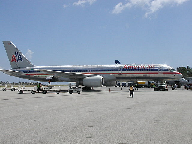 American Airlines at St. Martin