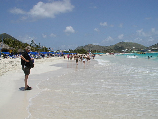 Orient Beach, St.Martinin kuuluisin ranta.