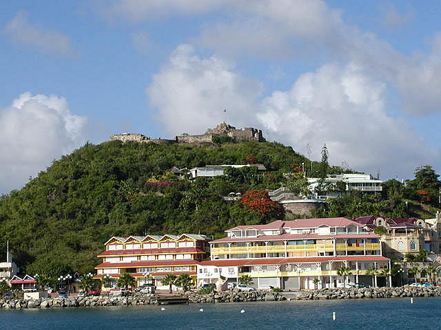 Fort Louis seen from the sea