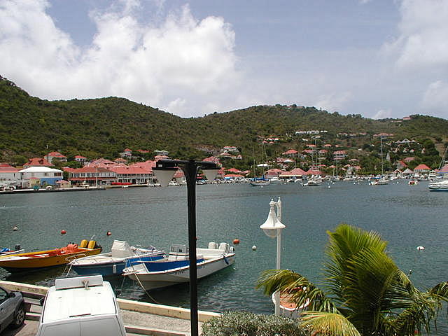 A view over the gulf of Gustavia
