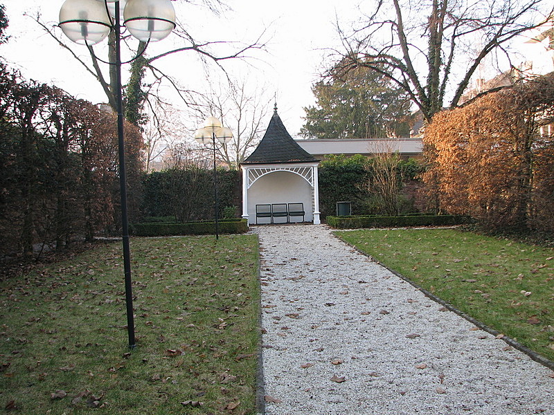 Backyard of Karl Marx Museum