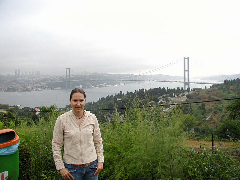 Istanbul as seen from the other side of  Bosphorus