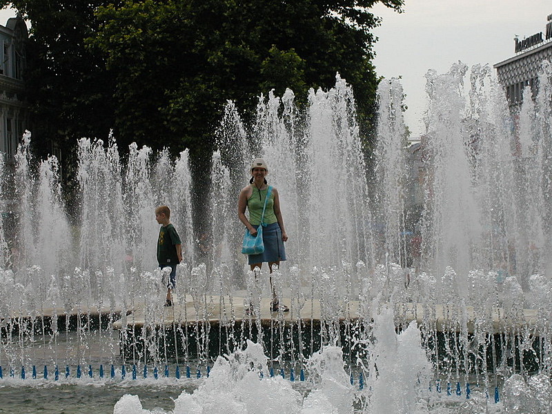 Fountain at Varna centre
