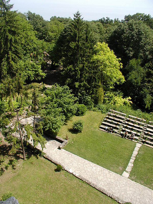 View of the park at Aladzha Monastery