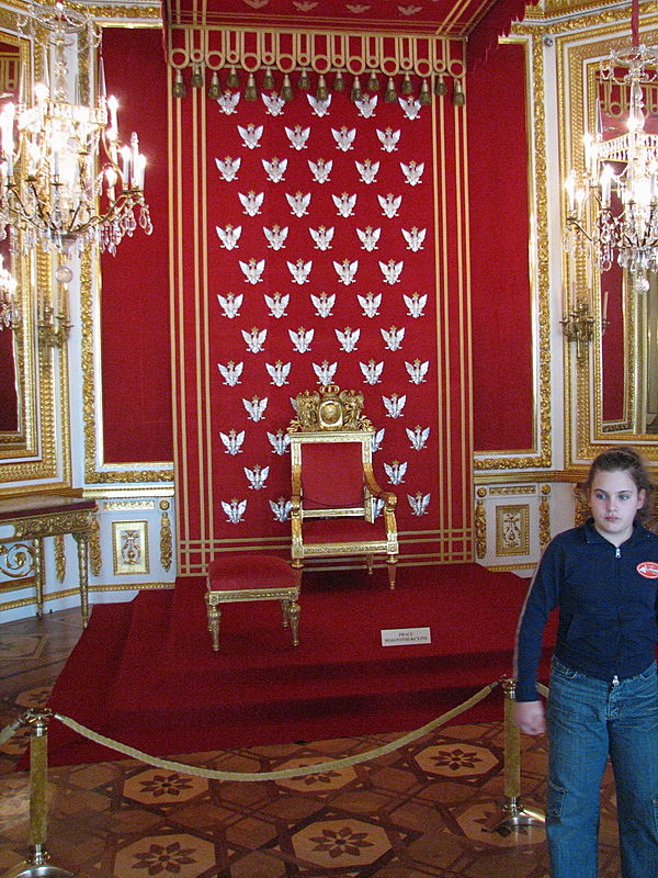 Warsaw Royal Castle. Throne room.