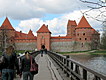 On the bridge to Trakai Castle