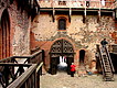 Trakai Castle inner courtyard