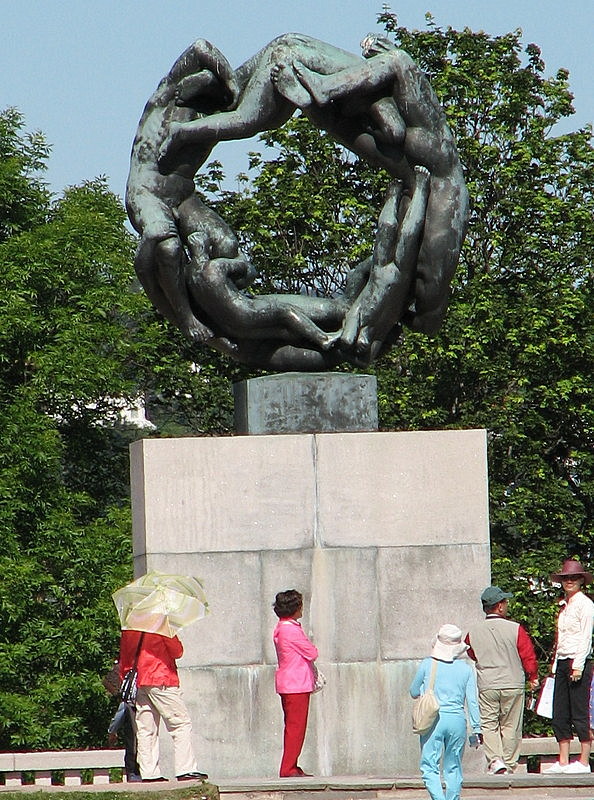 Work of art by Gustav Vigeland at Vigeland Park