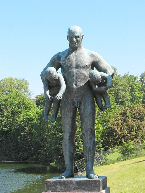 Work of art by Gustav Vigeland at Vigeland Park
