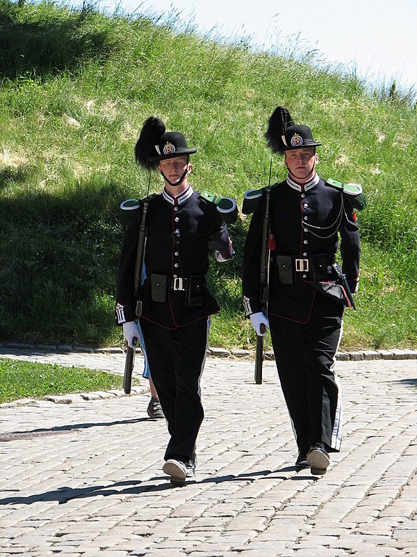 Royal Guards at Akershus fortress