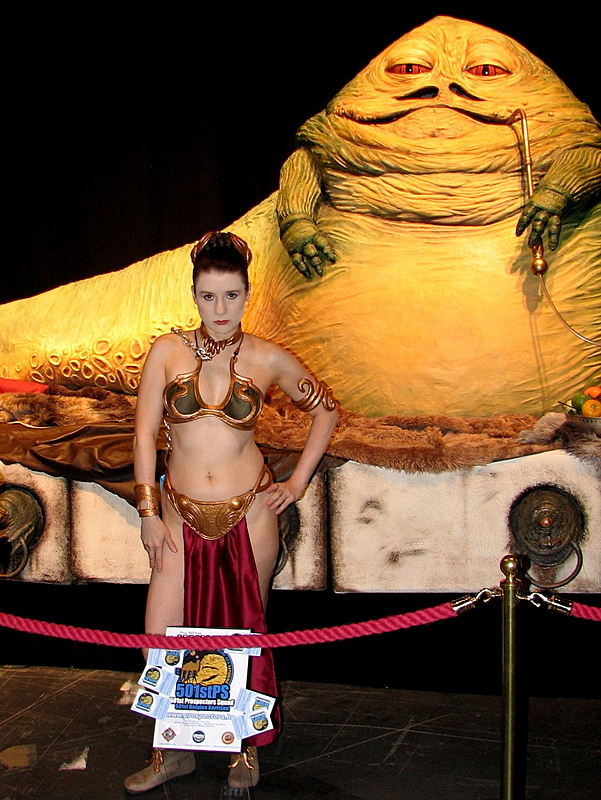 Slave Leia and Jabba The Hutt