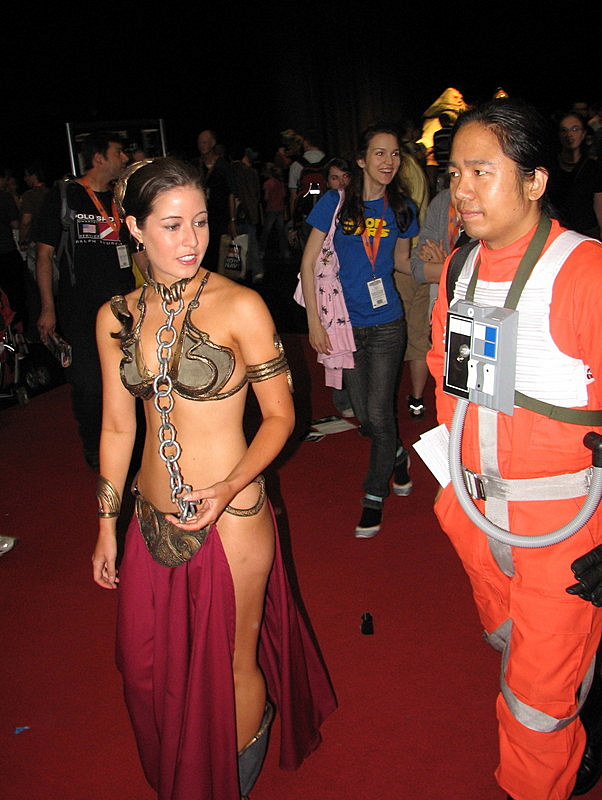 Slave Leia and Rebel Pilot