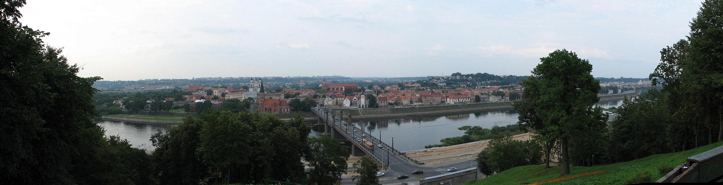Panorama of Kaunas