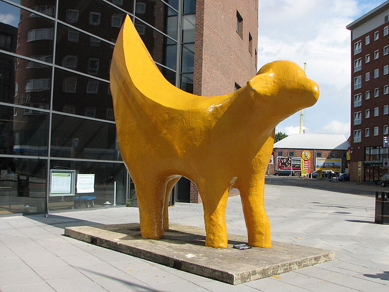 Superlambanana - half lamb, half banana