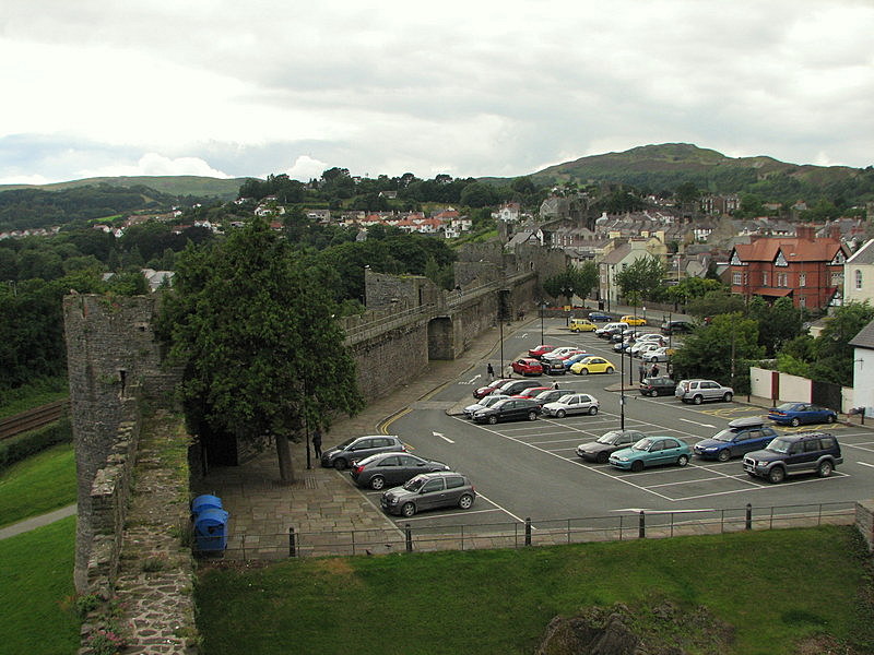 Conwy town wall
