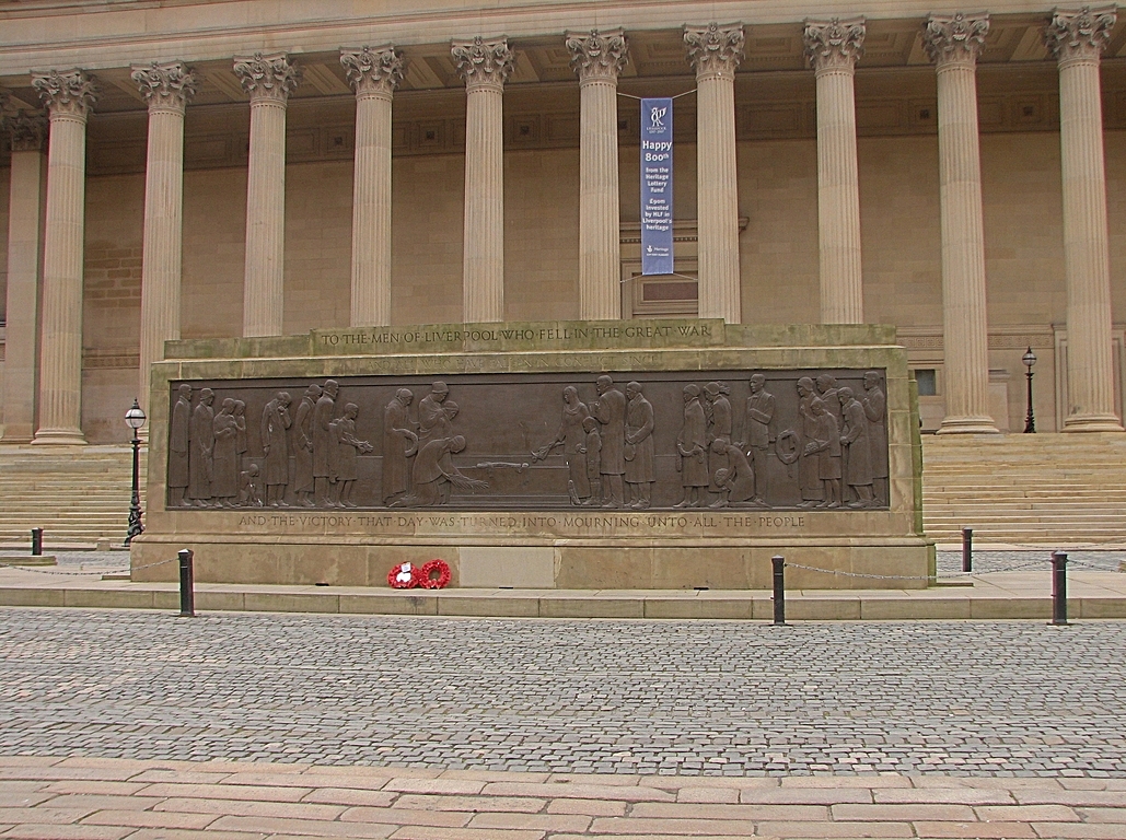 War memorial at St George's Hall, Liverpool