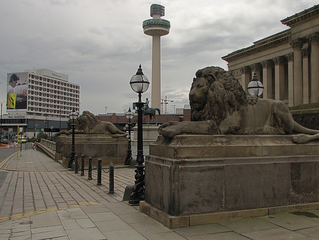 Lions at St George's Hall, Liverpool