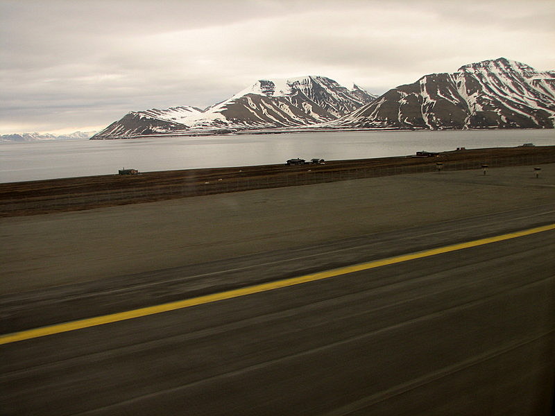 Landing at Svalbard