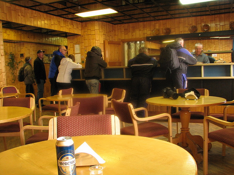 Barentsburg hotel bar