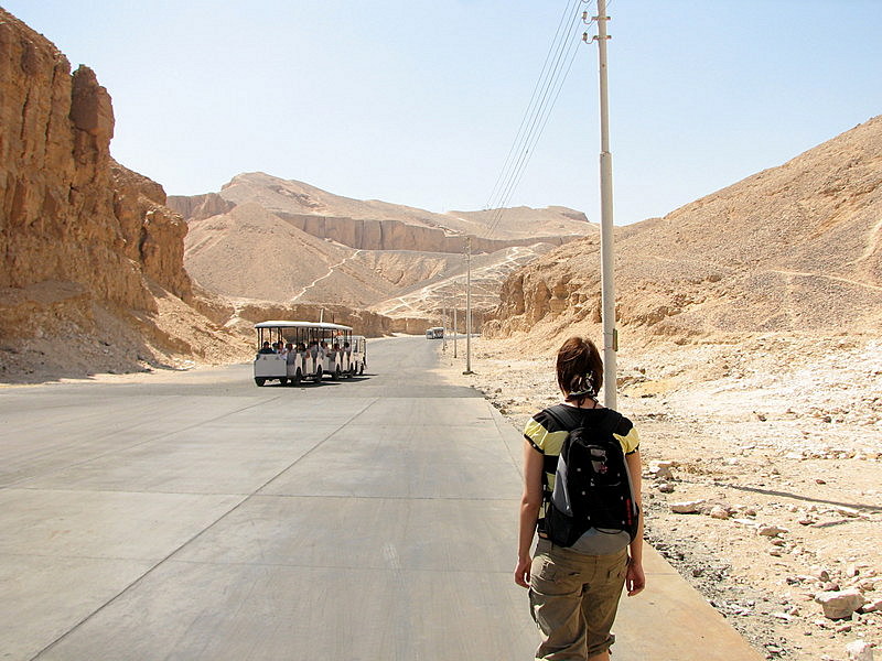Approaching Valley of The Kings