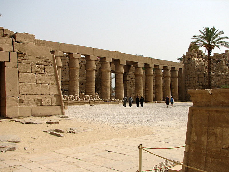 Amun Temple at Karnak - Colonnade