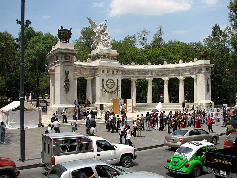 Monument in honor to Benito JuÃ¡rez