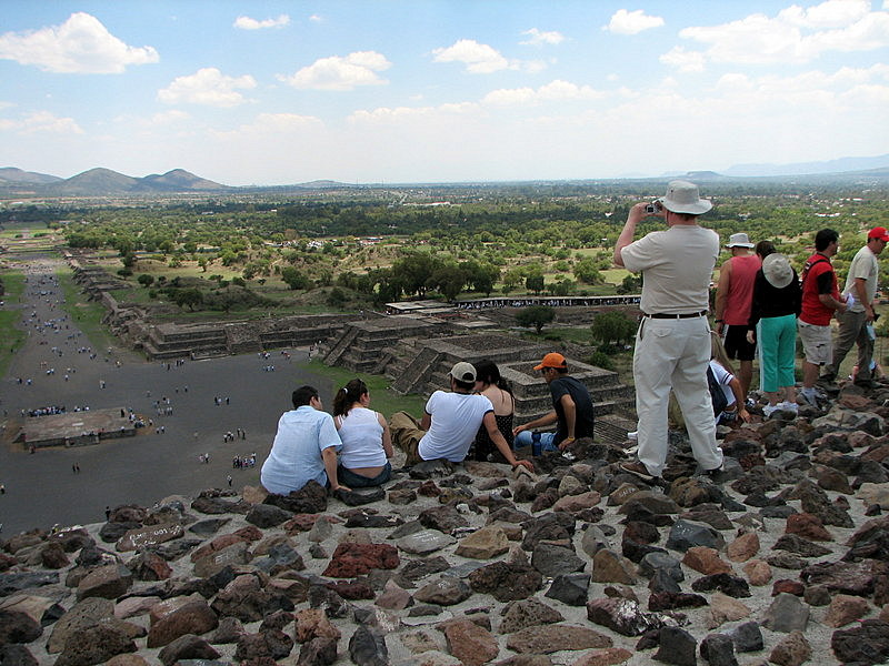 View from Pyramid of the Moon