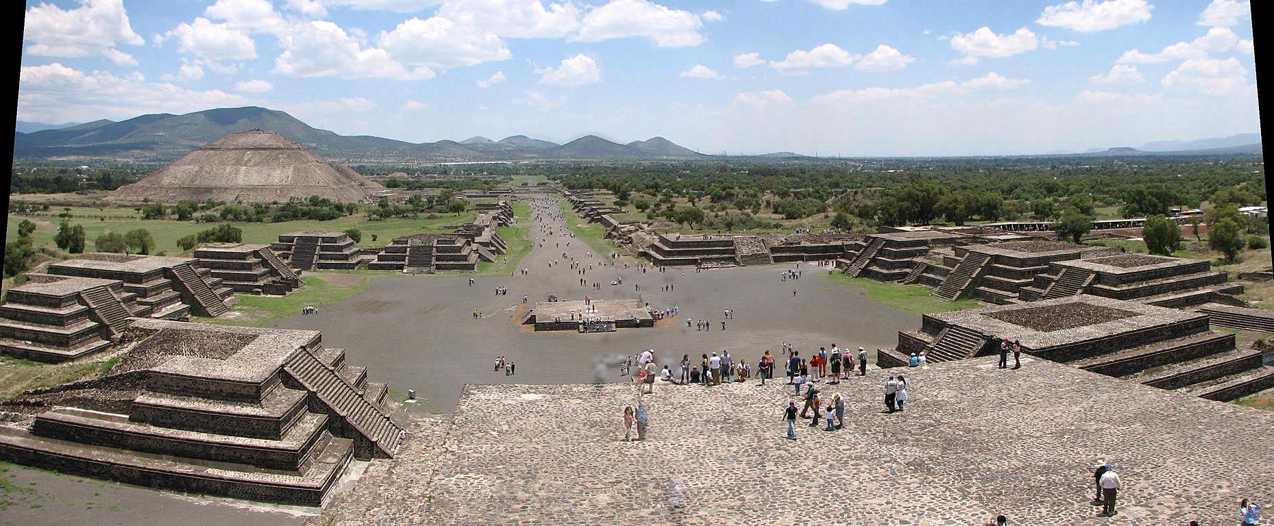 Panorama from Pyramid of The Moon