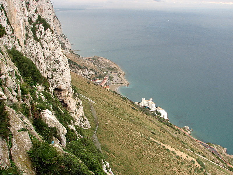 View from the rock of Gibraltar