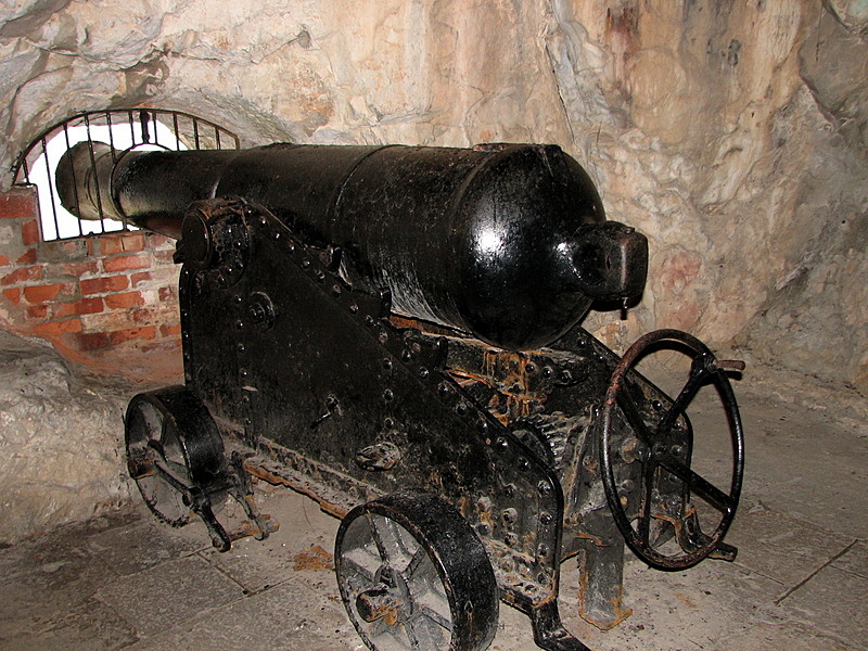 Cannon in the Siege Tunnels of Gibraltar