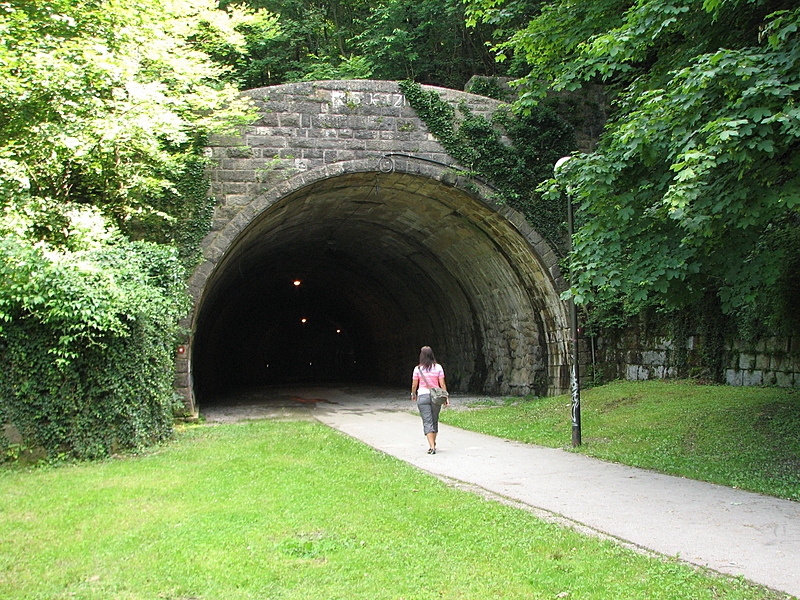 Tunnel to park