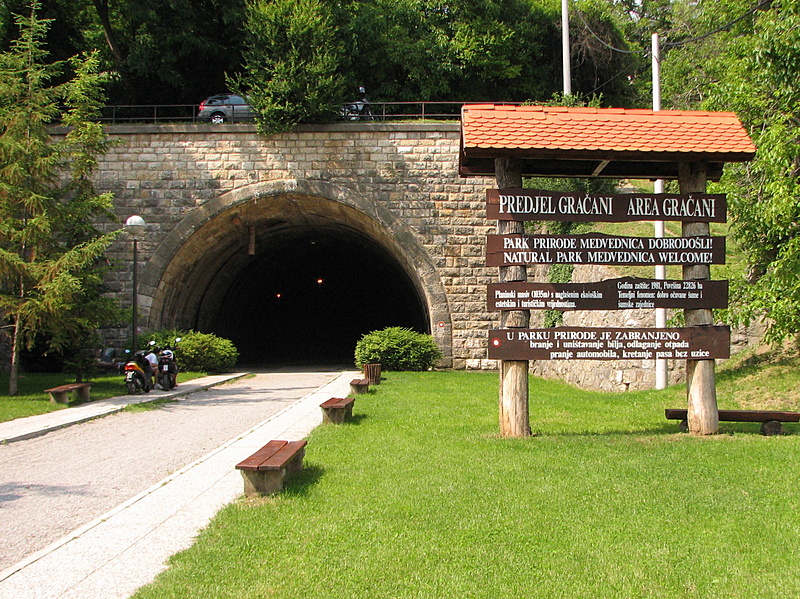 Medvednica Natural Park entrance
