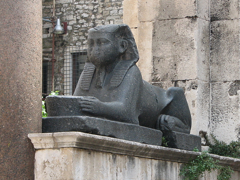 Sphinx statue