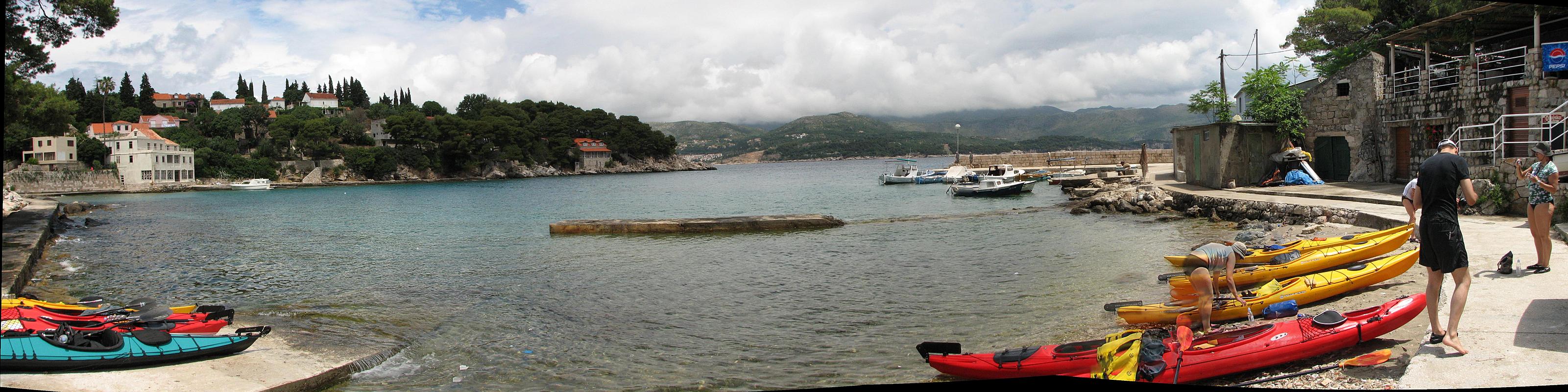Stop for swimming and lunch on Kolocep island