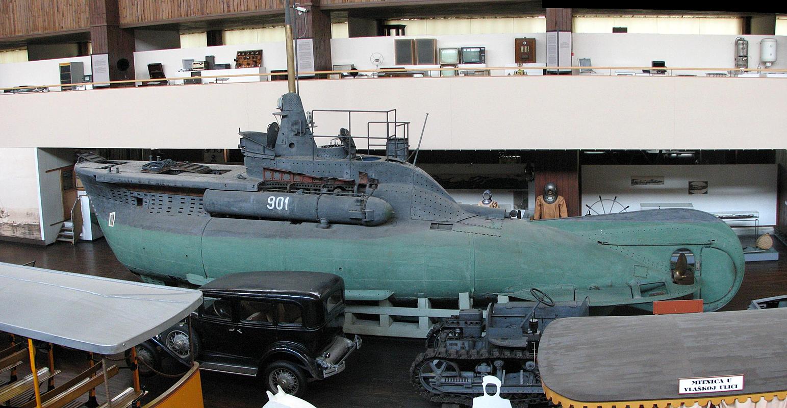 Submarine at Zagreb Technical Museum